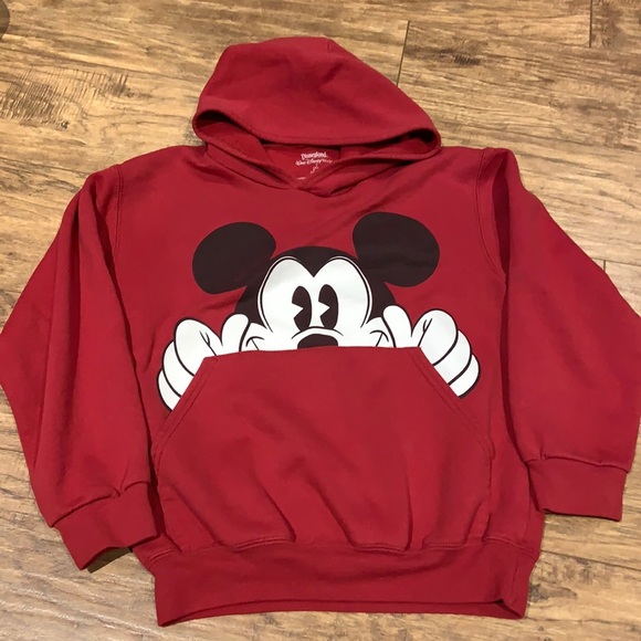 Disneyland Mickey Mouse kangaroo pouch hoodie - Picture 1 of 5